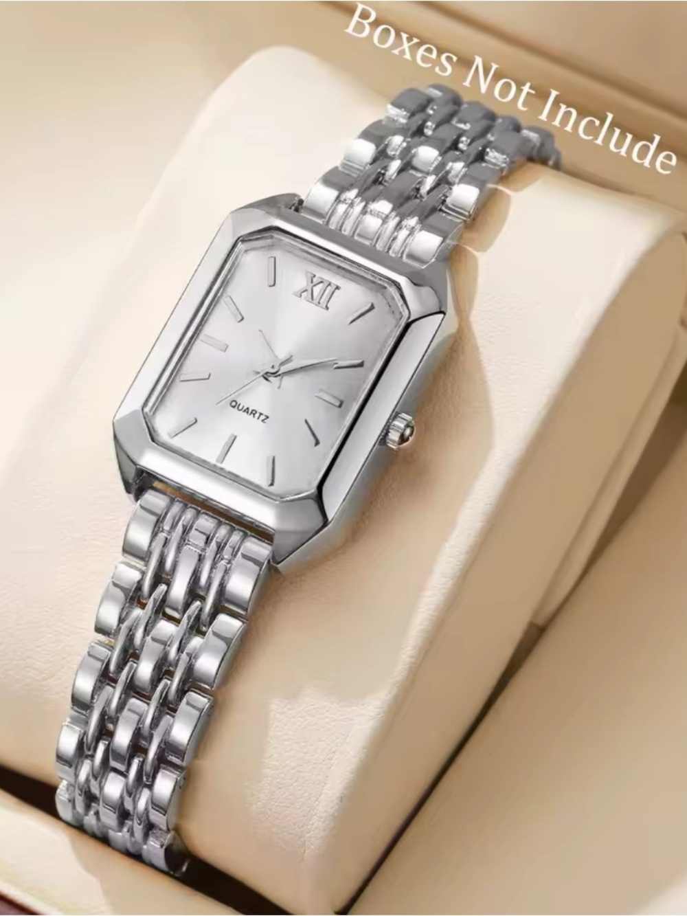 Celestia Silver Quartz Bracelet Watch